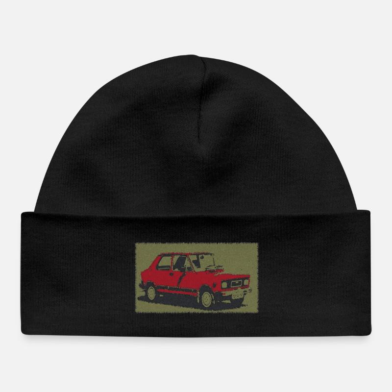 Zastava Yugo - Bonnet bébé bio - noir