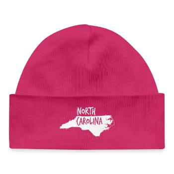 North Carolina - Baby Organic Mütze - hot Pink - Vorne
