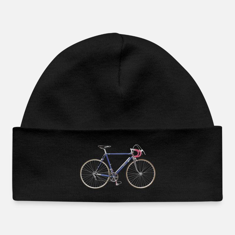 Vélo de route des années 50 - Bonnet bébé bio - noir