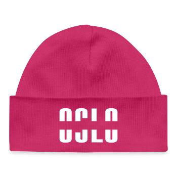 Oslo - Baby Organic Beanie - hot pink - Front