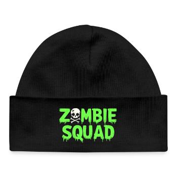 Zombie Squad – Spooky Halloween Team - Baby Organic Beanie - black - Front