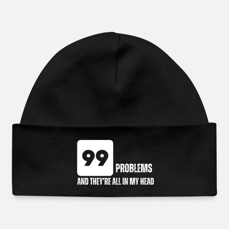 T-shirt graphique numérique gras - Bonnet bébé bio - noir