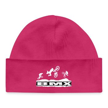 Vélo BMX - Bonnet bébé bio - hot pink - Devant