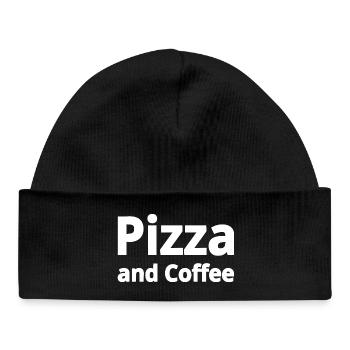 Pizza - Baby Organic Beanie - black - Front