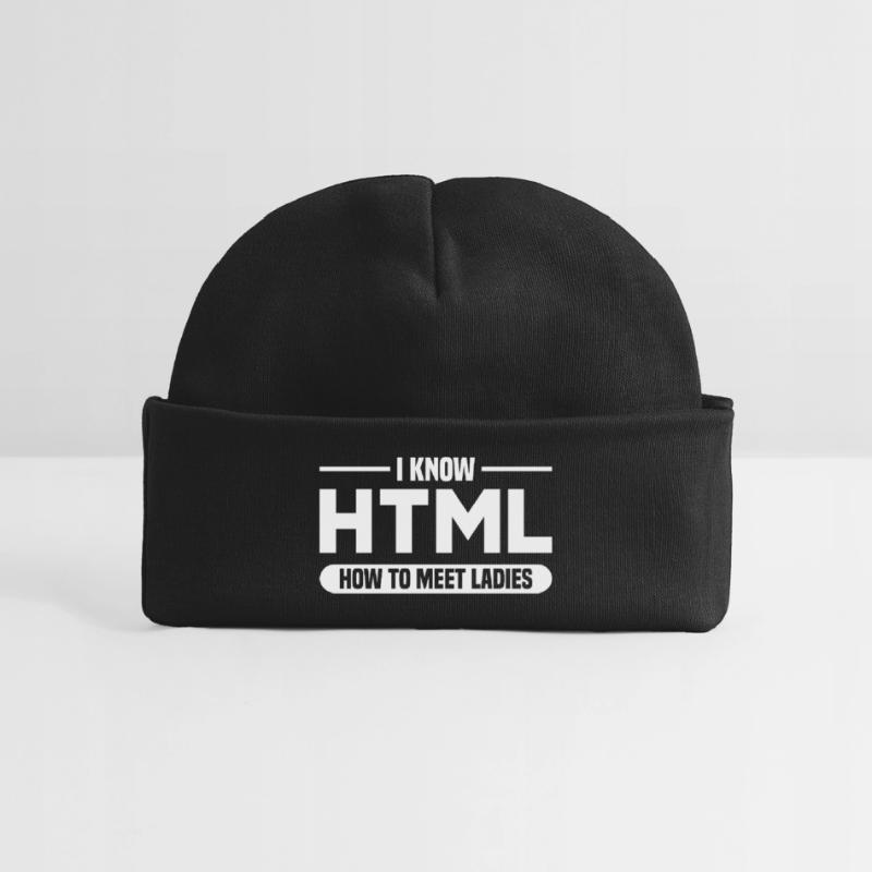 Programmation HTML d’humour disant Bonnet bébé bio