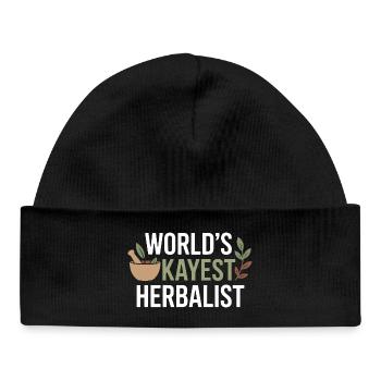 Certified Clinical Plant Medicine Expert Gear  - Baby Organic Beanie - black - Front