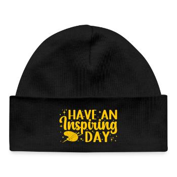 Artist Painter Graphic Have An Inspiring Day Gift - Baby Organic Beanie - black - Front