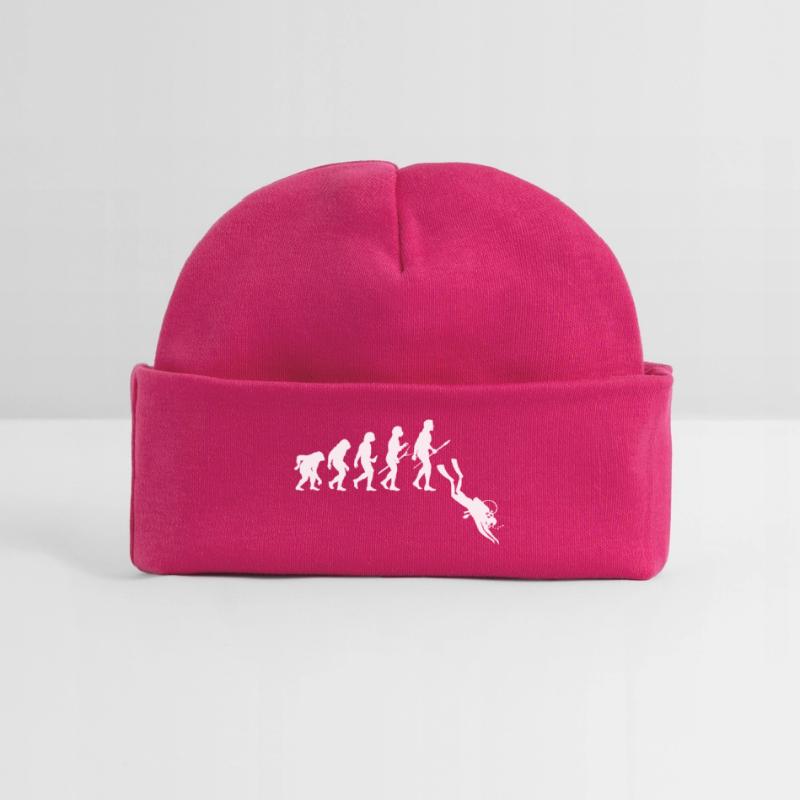 Diver Evolution - Diving Baby Organic Beanie
