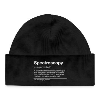 Spectre d’analyse Raman FTIR UV/VIS - Bonnet bébé bio - noir - Devant