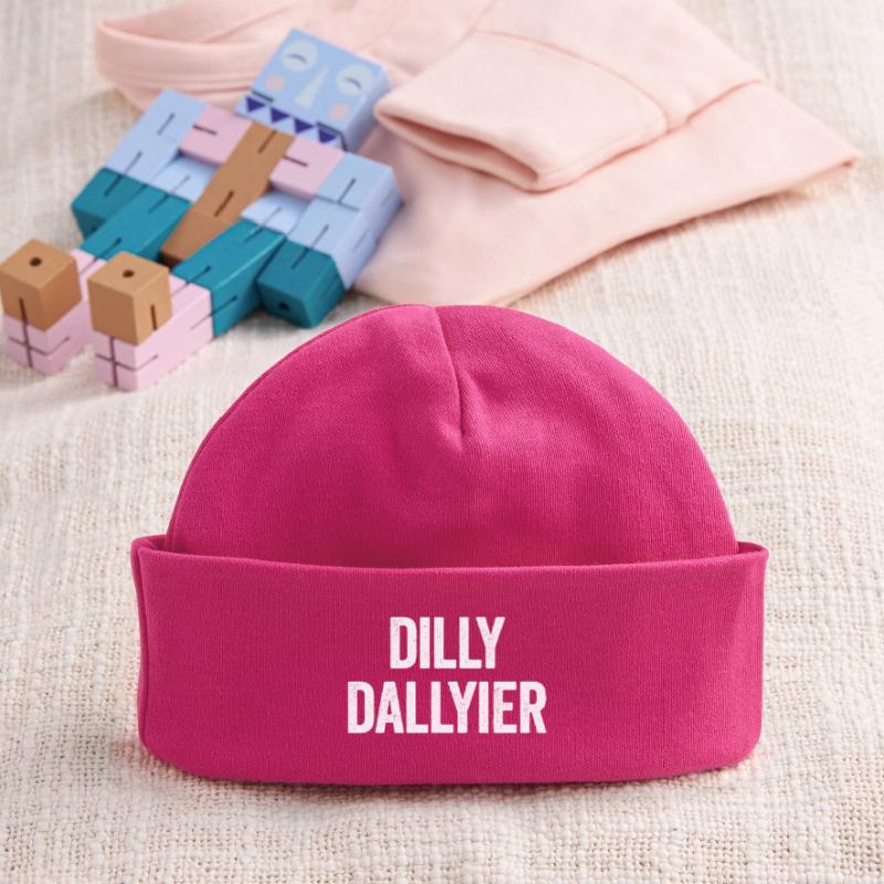 Dilly Dallyier Procrastinate Dredle Dilly Dally Baby Organic Mütze
