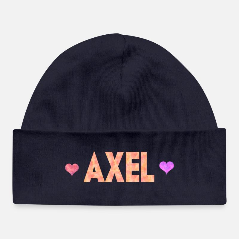 Axel - Bonnet bébé bio - bleu marine
