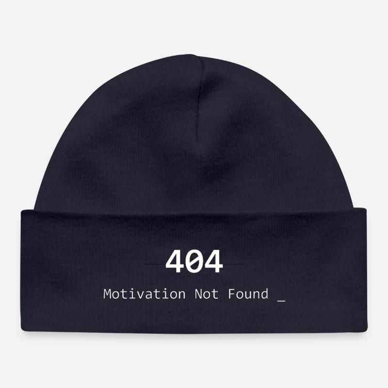 404 Motivation non trouvée - Bonnet bébé bio - bleu marine