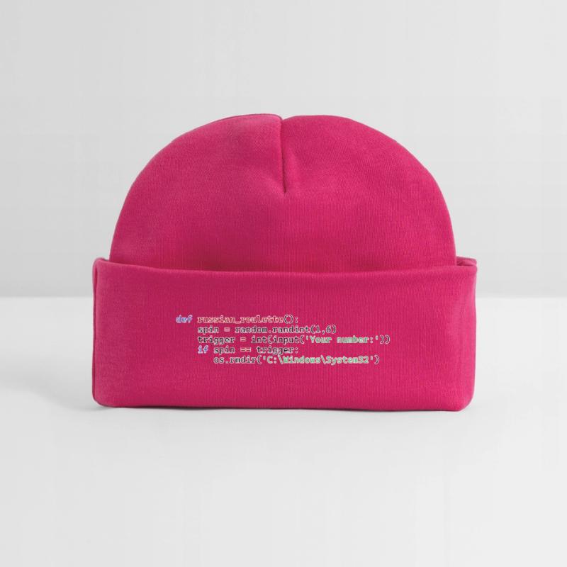 Python Russian Roulette Baby Organic Beanie