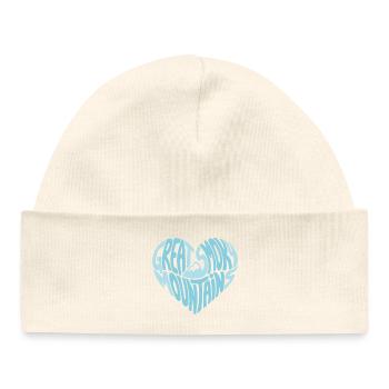 Great Smoky Mountains Heart - Baby Organic Beanie - navy - Front