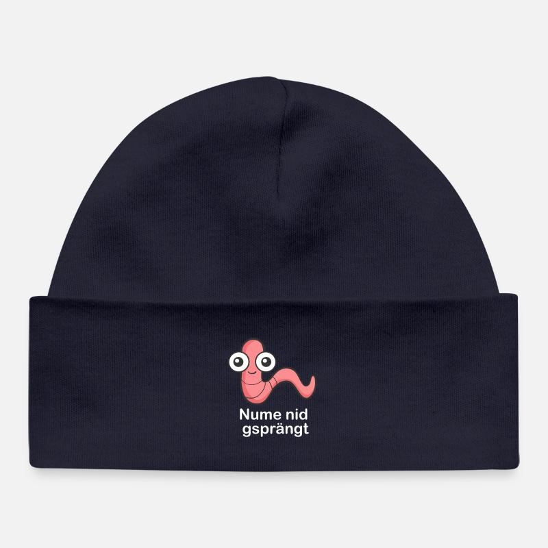 Nume nid gsprängt - Bonnet bébé bio - bleu marine