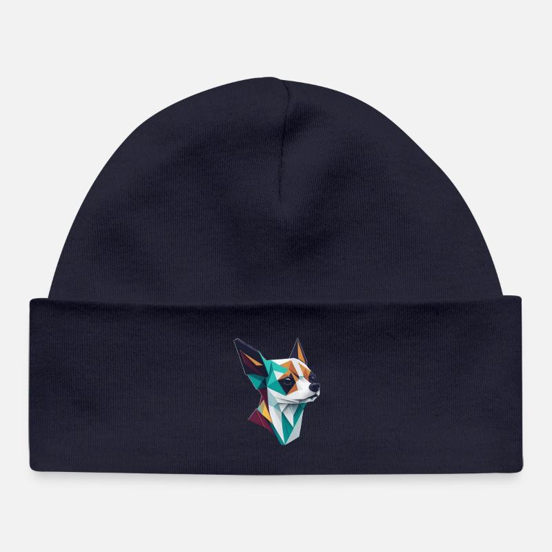 Chihuahua - Bonnet bébé bio - bleu marine
