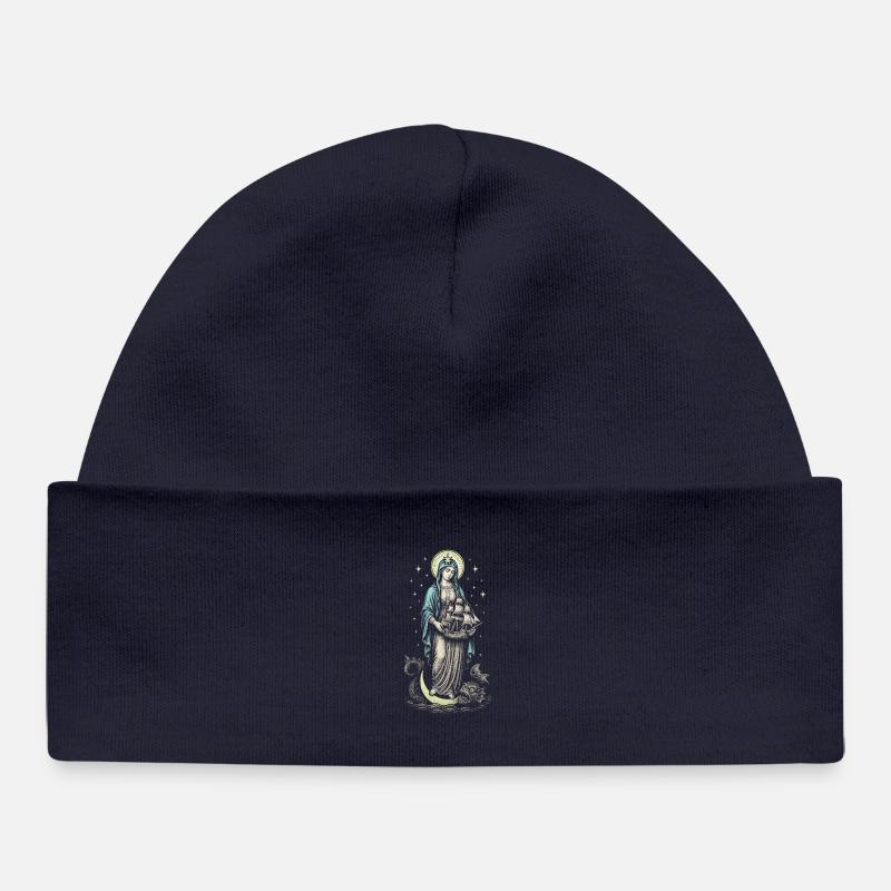 Stella Maris - Bonnet bébé bio - bleu marine