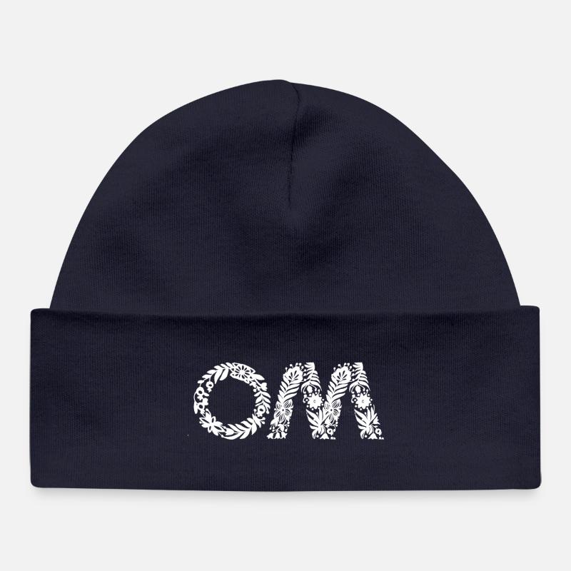 Om - Bonnet bébé bio - bleu marine