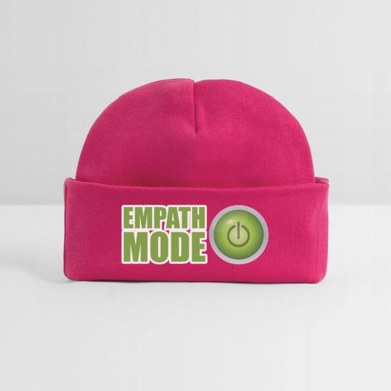 Conception du bouton d’alimentation vert du mode Empath Bonnet bébé bio