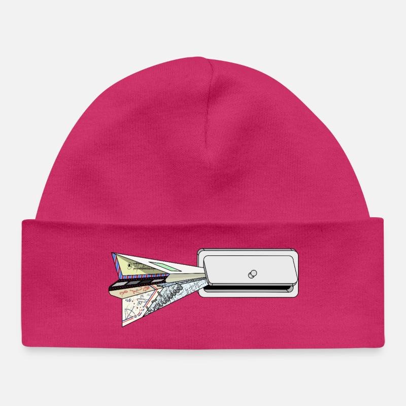 PLAN - Bonnet bébé bio - hot pink