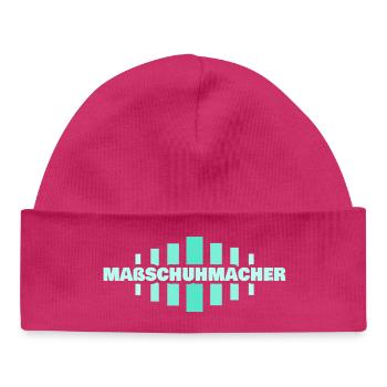 Profession : Cordonnier sur mesure - Bonnet bébé bio - hot pink - Devant