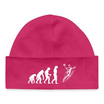 Cool handball inspiration for men - Baby Organic Beanie - hot pink - Front