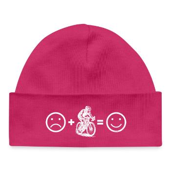 Compact road bike design for road bike - Baby Organic Beanie - hot pink - Front