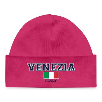 Venice, Venezia - Baby Organic Beanie - hot pink - Front