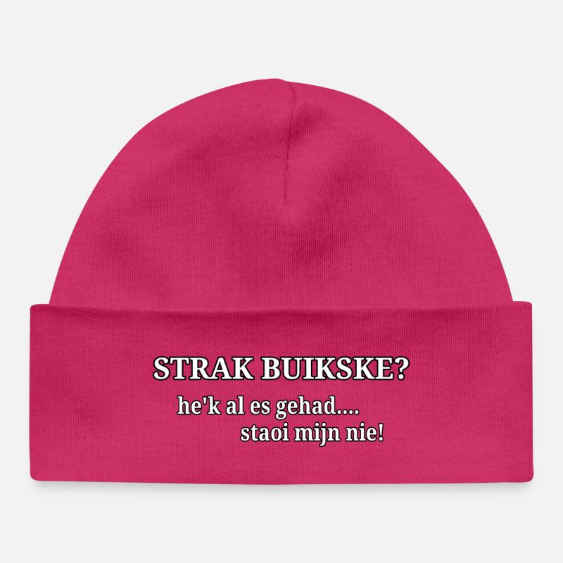 Ventre serré? - Bonnet bébé bio - hot pink