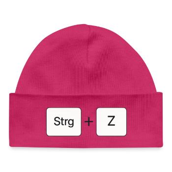 Strg + Z - Baby Organic Mütze - hot Pink - Vorne