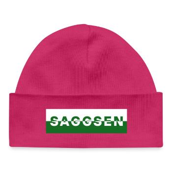 Saggsen / Sachsen - Baby Organic Mütze - hot Pink - Vorne