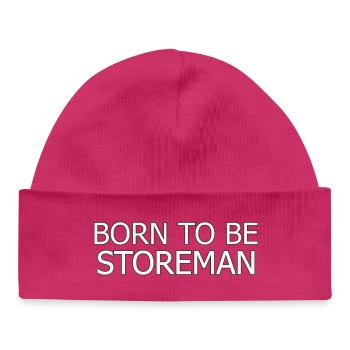 Storeman Born To Be - Baby Organic Mütze - hot Pink - Vorne