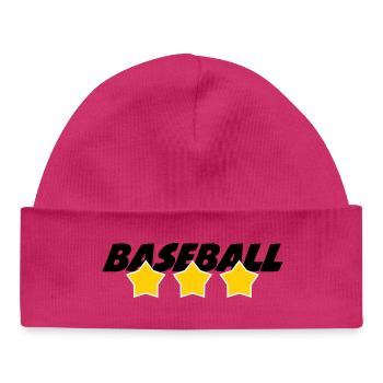 Baseball - Sport - Bonnet bébé bio - hot pink - Devant