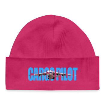 Cargo pilot An-124 - Baby Organic Mütze - hot Pink - Vorne