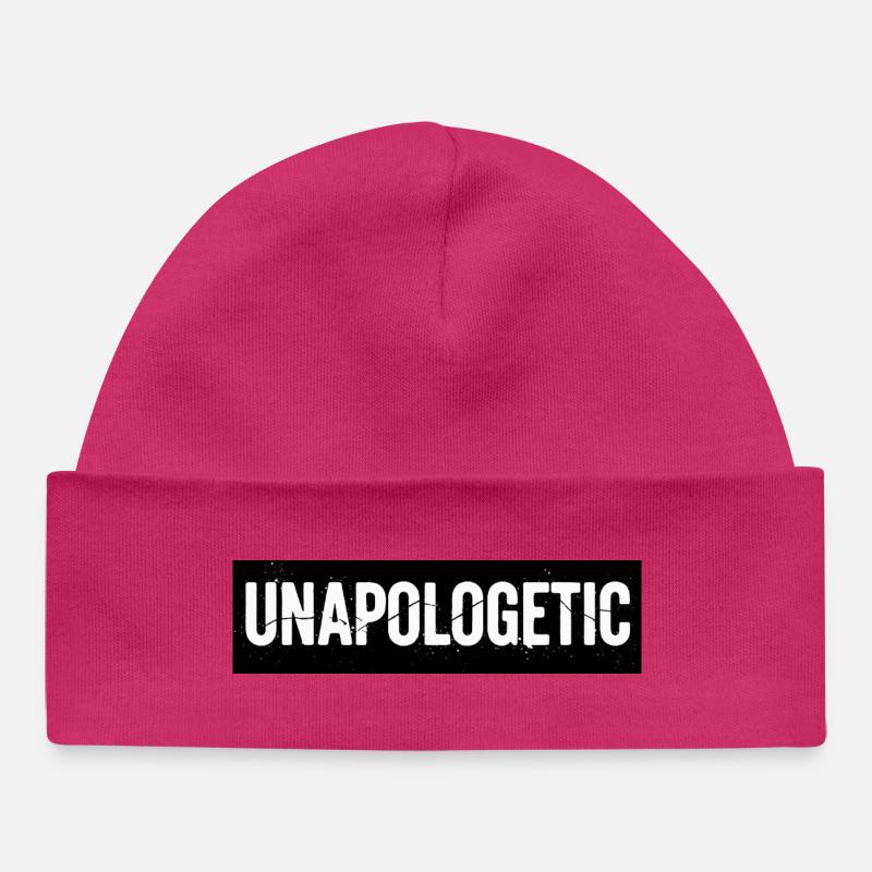 Authentiques sans vergogne - Bonnet bébé bio - hot pink