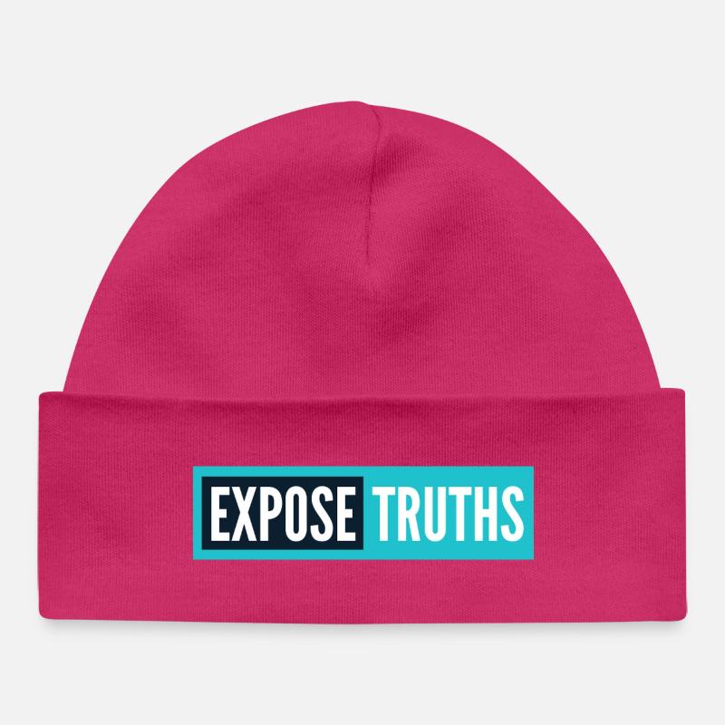 Révéler les vérités - Bonnet bébé bio - hot pink