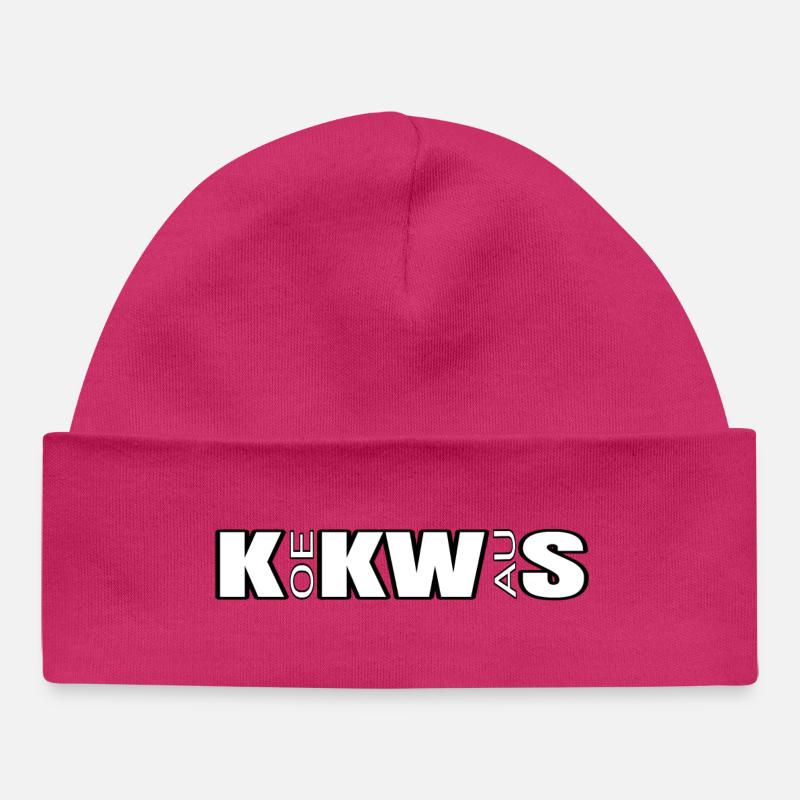 K:KW:S - Bonnet bébé bio - hot pink