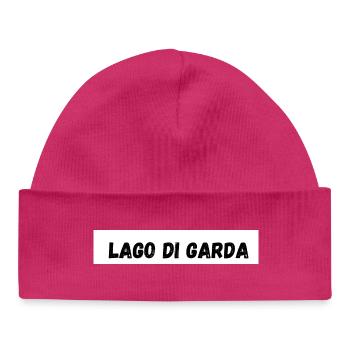 Lago di Garda Natural Landscape Design - Baby Organic Beanie - hot pink - Front