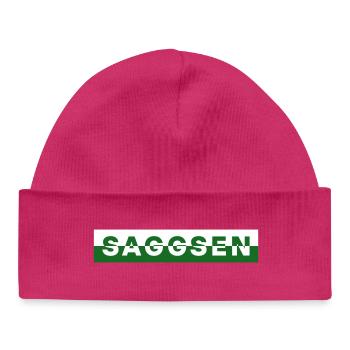 Saggsen / Sachsen - Baby Organic Mütze - hot Pink - Vorne