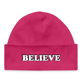 Glauben - Baby Organic Mütze - hot Pink - Vorne
