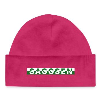 Saggsen / Sachsen - Baby Organic Mütze - hot Pink - Vorne