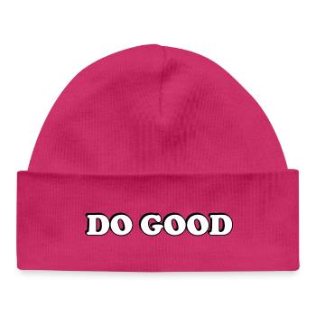 Gutes tun - Baby Organic Mütze - hot Pink - Vorne