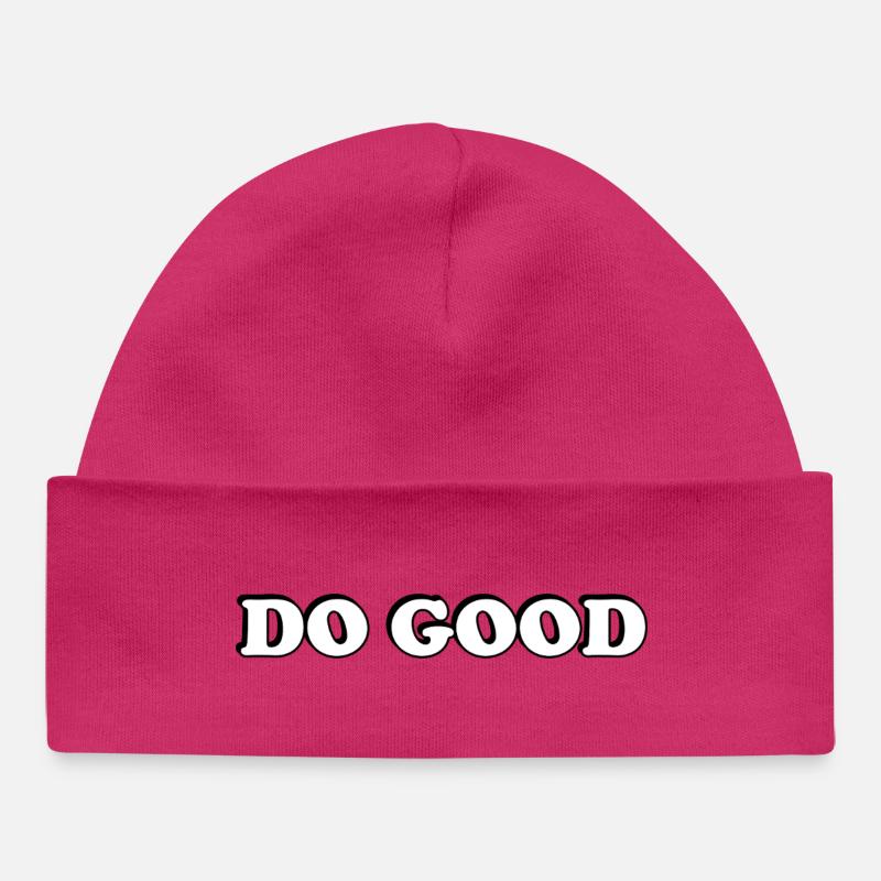 Faire le bien - Bonnet bébé bio - hot pink