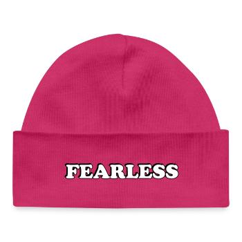 furchtlos - Baby Organic Mütze - hot Pink - Vorne