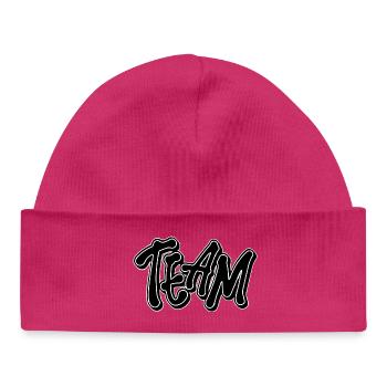 Équipe - Bonnet bébé bio - hot pink - Devant