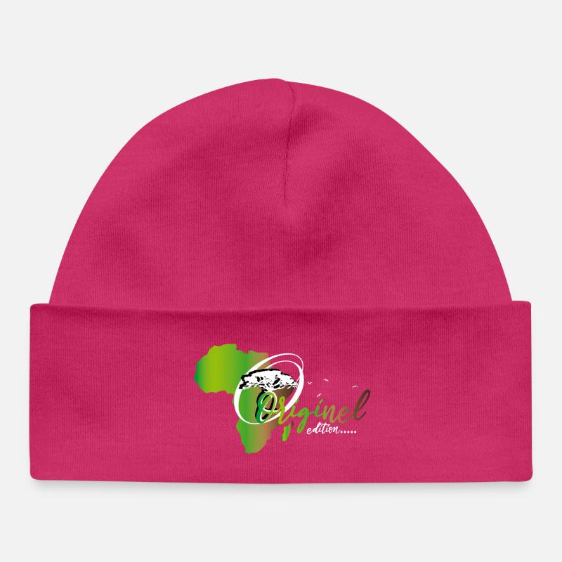 ORIGINEL EDITION AFRIQUE - Bonnet bébé bio - hot pink