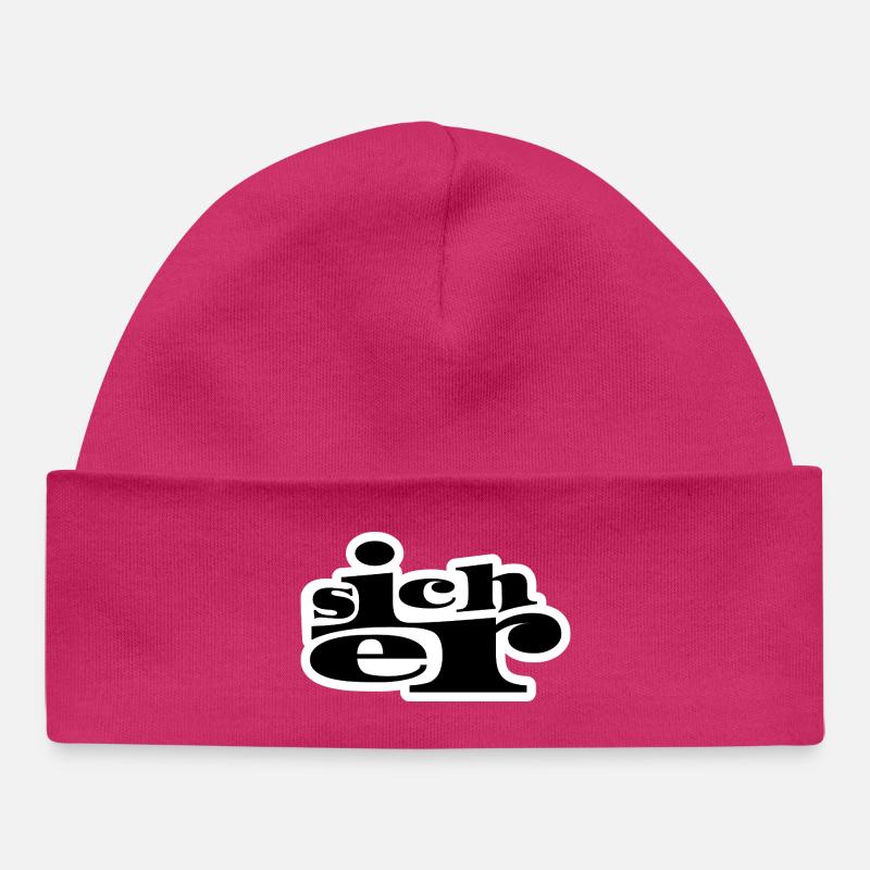 Sûr - Bonnet bébé bio - hot pink