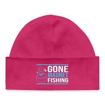 Magnet Fishing Fishing Magnet Angler - Bonnet bébé bio - hot pink - Devant