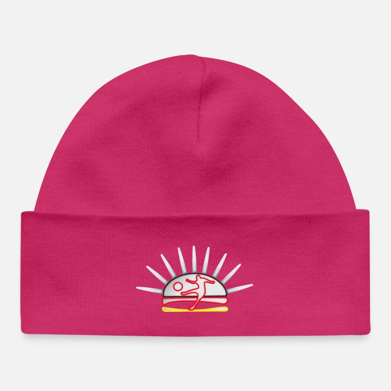 Table de baby-foot solaire - Bonnet bébé bio - hot pink