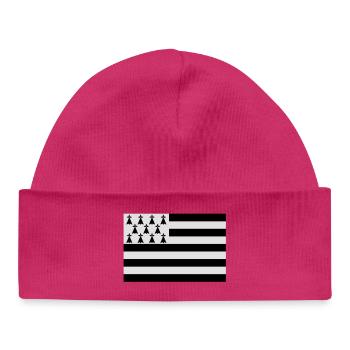 Bretagne ! - Bonnet bébé bio - hot pink - Devant